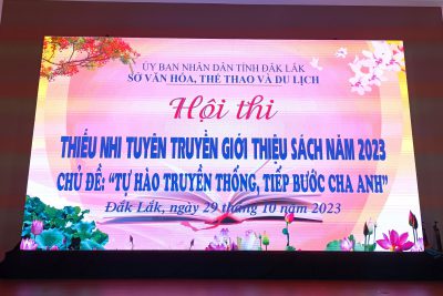 Một số hình ảnh tại Hội thi Thiếu nhi tuyên truyền giới thiệu sách năm 2023