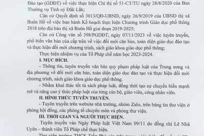 Hưởng ứng Ngày Pháp luật Việt Nam 09/11