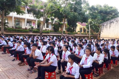 LỄ KHAI GIẢNG NĂM HỌC MỚI 2018-2019 CỦA TRƯỜNG THCS TRẦN PHÚ THIJ XÃ BUÔN HỒ